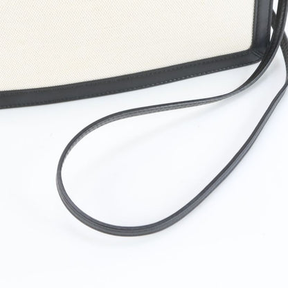 Balenciaga Navy Pochette Leather Shoulder Bag Crossbody Black Women's RCE Db48-7