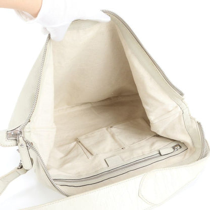 Gucci Leather Shoulder Bag Shoulder One Shoulder 243308 Tote Silver Hardware