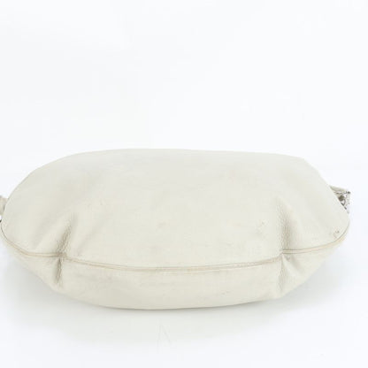 Gucci Leather Shoulder Bag Shoulder One Shoulder 243308 Tote Silver Hardware