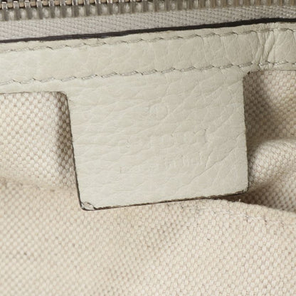 Gucci Leather Shoulder Bag Shoulder One Shoulder 243308 Tote Silver Hardware