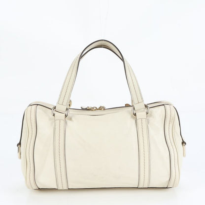 Gucci Duchessa Ribbon Mini Boston Leather Handbag 181487 Tote Gold Hardware