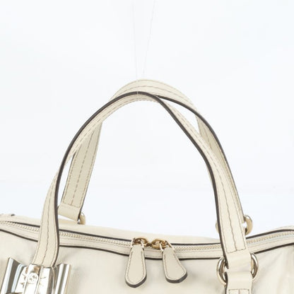 Gucci Duchessa Ribbon Mini Boston Leather Handbag 181487 Tote Gold Hardware