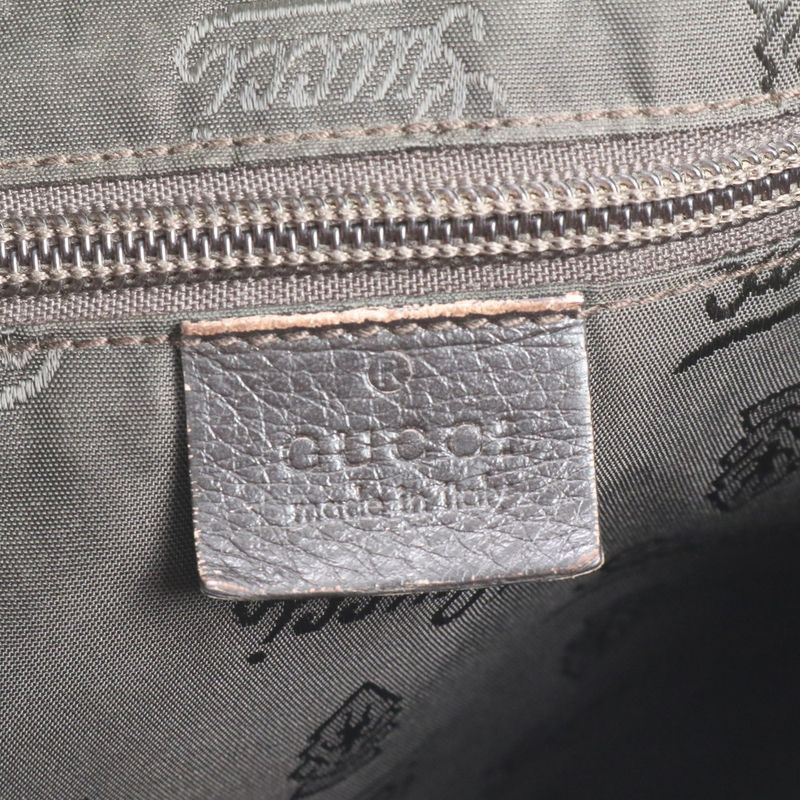 Guccissima Leather Shoulder Bag Crossbody Messenger 201446 Black Genuine