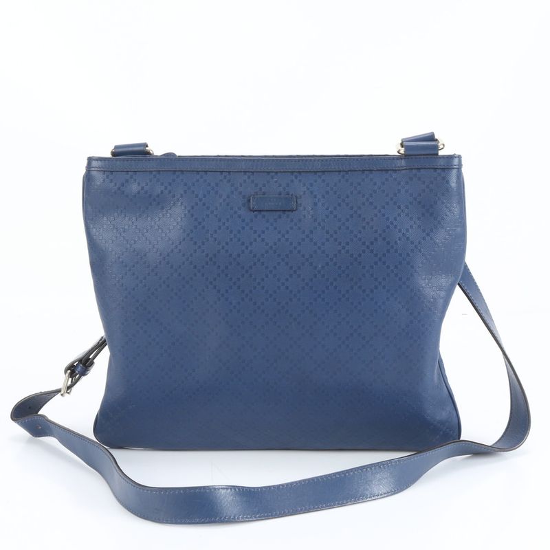 Gucci Diamante Leather Shoulder Bag Crossbody Messenger 201446 Men's RRE Db62-1