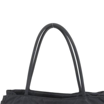Prada Tessuto Nylon Triangle Logo Tote Bag Shoulder Black Women's RCE Db49-5