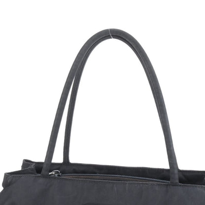 Prada Tessuto Nylon Triangle Logo Tote Bag Shoulder Black Women's RCE Db49-9