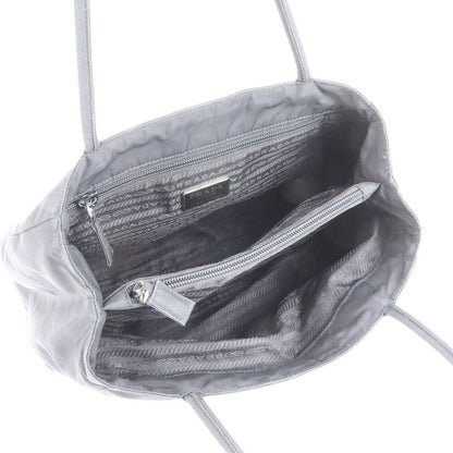 Prada Tessuto Nylon Triangle Logo Tote Bag Shoulder Black Women's RCE Db49-9