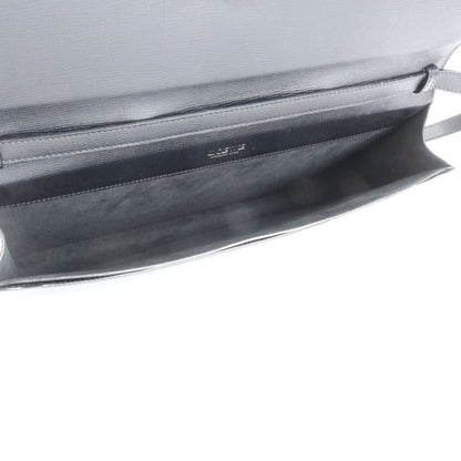 Loewe Anagram Leather Business Bag 2WAY Shoulder Briefcase Tote Commuter Black