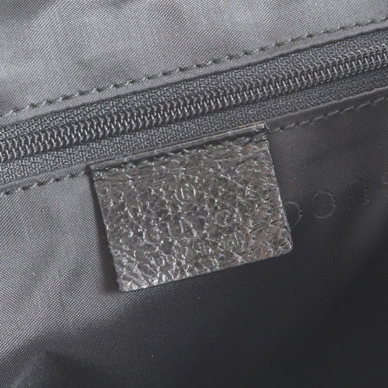 Gucci Jackie Leather Shoulder Bag Shoulder One Shoulder 001 3346 Tote Black