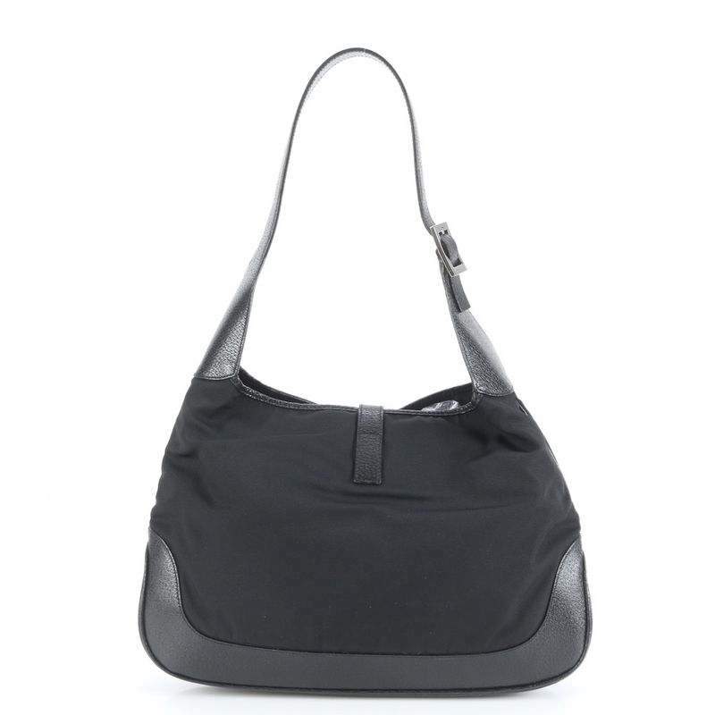 Gucci Jackie Leather Shoulder Bag Shoulder One Shoulder 001 3346 Tote Black
