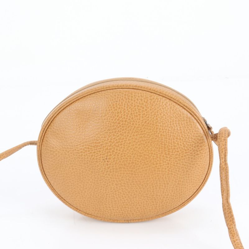 Vintage Christian Dior CD Logo Leather Shoulder Bag Crossbody Women RCE Db60-2