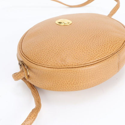 Vintage Christian Dior CD Logo Leather Shoulder Bag Crossbody Women RCE Db60-2