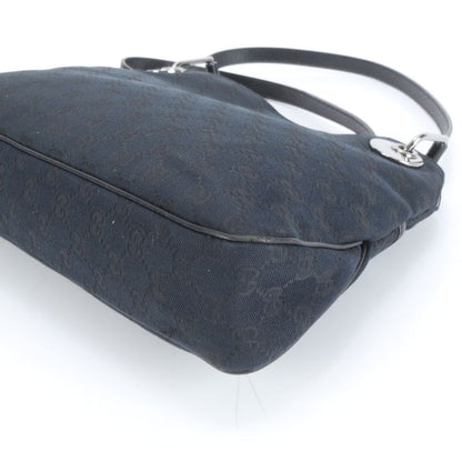 Gucci GG Canvas Eclipse Leather Tote Bag Shoulder 121023 Hand Genuine Leather