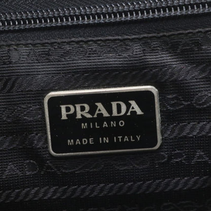 Prada Tessuto Nylon Triangle Logo Tote Bag Shoulder Black A4 Ladies RCE Db48-2