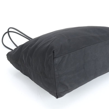 Prada Tessuto Nylon Triangle Logo Tote Bag Shoulder Black A4 Ladies RCE Db48-2