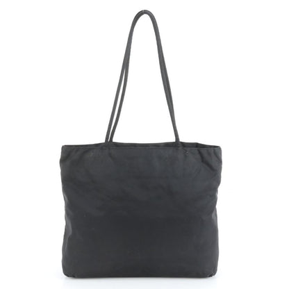 Prada Tessuto Nylon Triangle Logo Tote Bag Shoulder Black A4 Ladies RCE Db48-2