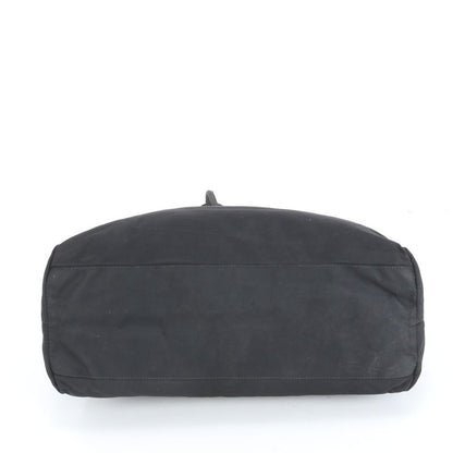 Prada Tessuto Nylon Triangle Logo Tote Bag Shoulder Black A4 Ladies RCE Db48-2