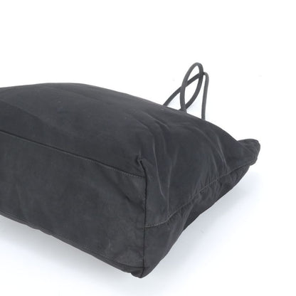 Prada Tessuto Nylon Triangle Logo Tote Bag Shoulder Black A4 Ladies RCE Db48-2