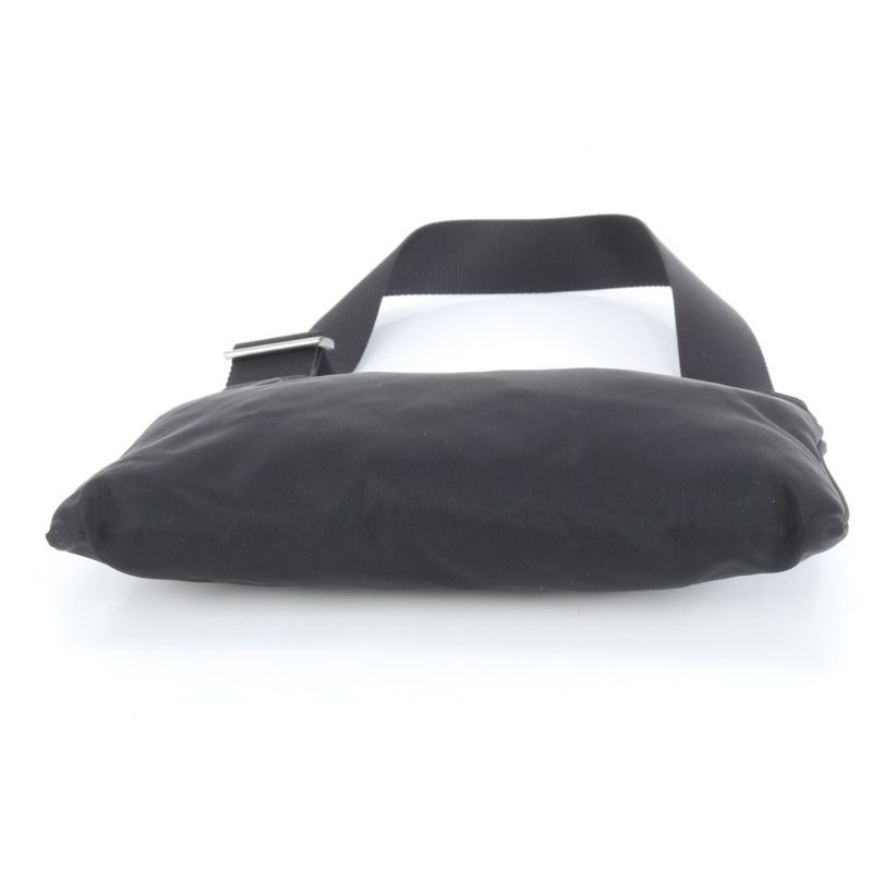 Prada Tessuto Nylon Triangle Logo Leather Shoulder Bag Crossbody Messenger