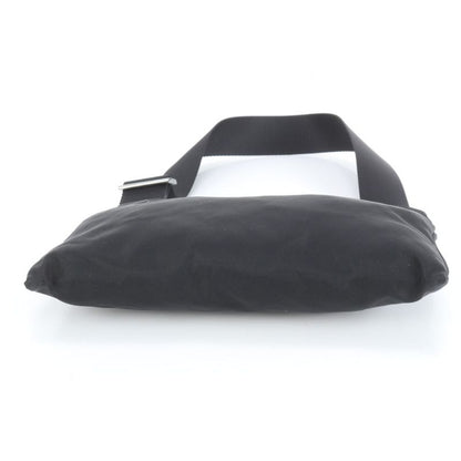 Prada Tessuto Nylon Triangle Logo Leather Shoulder Bag Crossbody Messenger