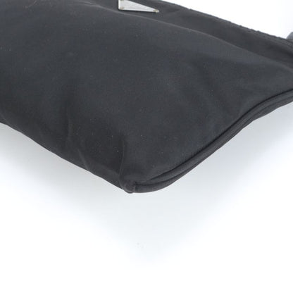 Prada Tessuto Nylon Triangle Logo Leather Shoulder Bag Crossbody Messenger