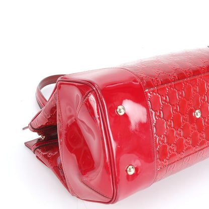 Gucci Shiny Guccissima Heart Mayfair Leather Tote Bag 257612 Shoulder Women RRE