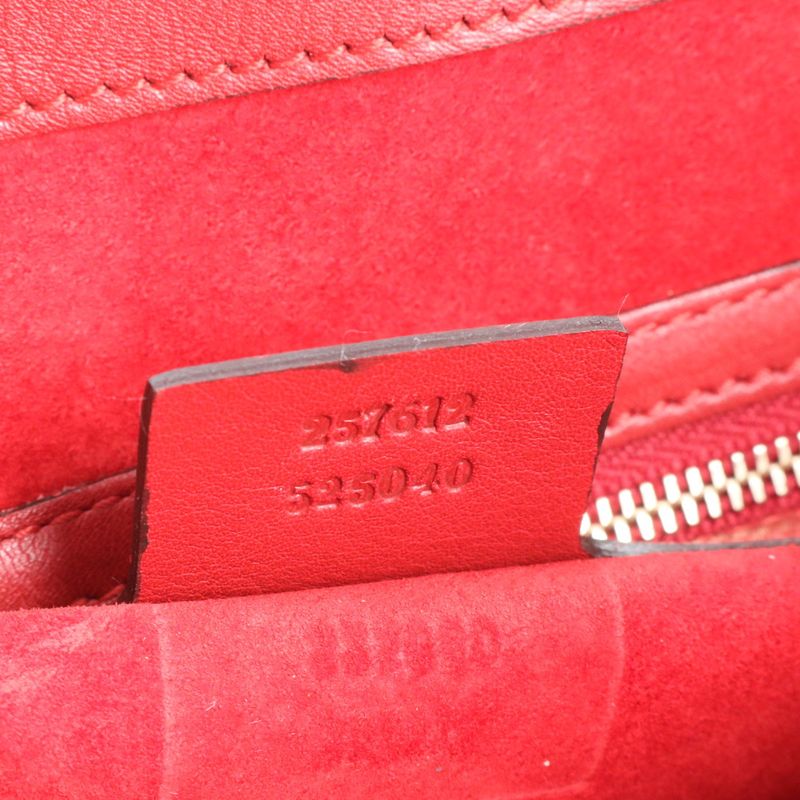 Gucci Shiny Guccissima Heart Mayfair Leather Tote Bag 257612 Shoulder Women RRE