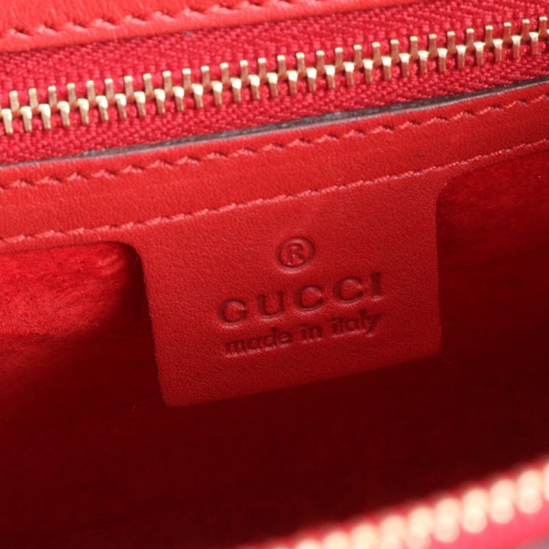 Gucci Shiny Guccissima Heart Mayfair Leather Tote Bag 257612 Shoulder Women RRE