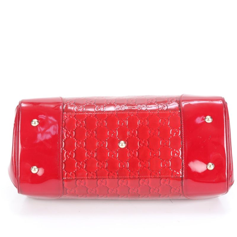 Gucci Shiny Guccissima Heart Mayfair Leather Tote Bag 257612 Shoulder Women RRE