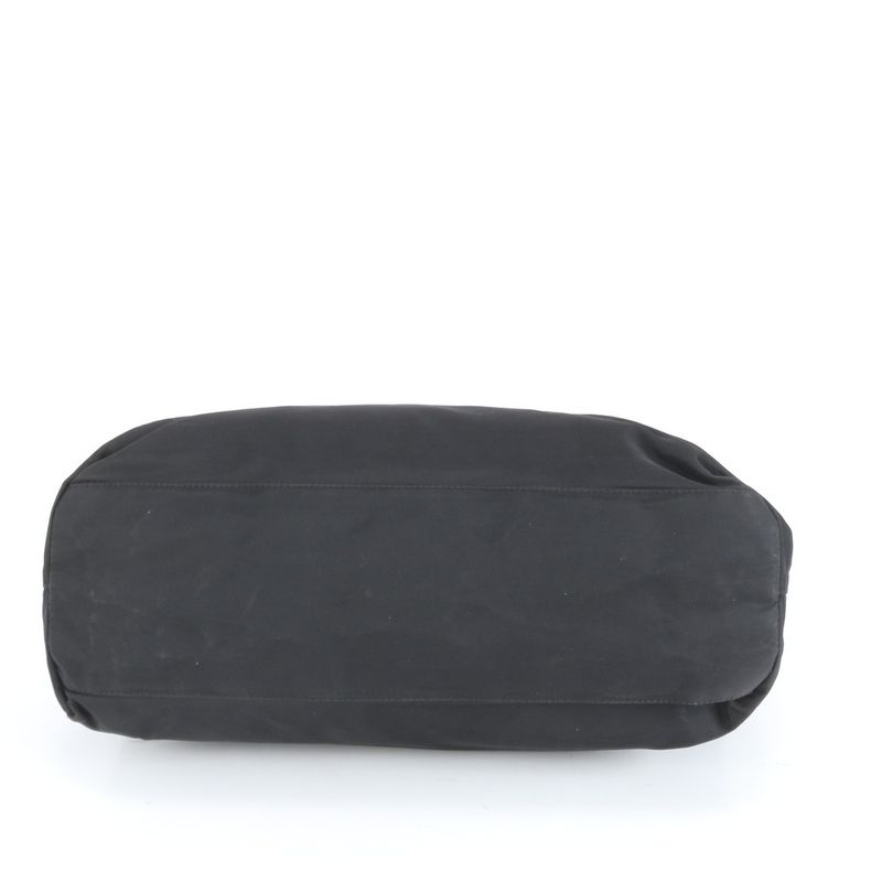 Prada Tessuto Nylon Triangle Logo Tote Bag Shoulder Black A4 Ladies RCE Db49-2