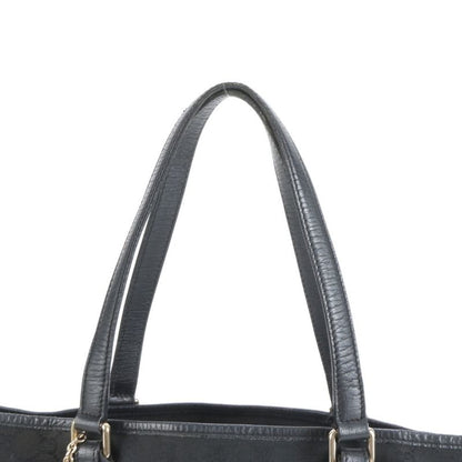 Gucci GG Canvas With Charm 139260 Leather Tote Bag Shoulder Hand Black A4