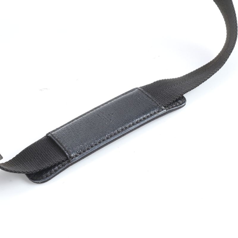 Gucci GG Canvas Leather Shoulder Bag Crossbody Messenger 122793 Black Men's RCE