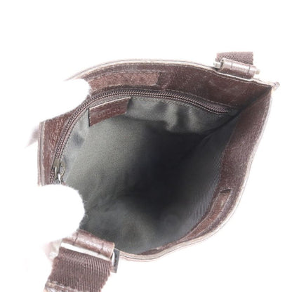 Gucci GG Canvas Leather Shoulder Bag Crossbody Messenger 27639 Brown Gentlemen
