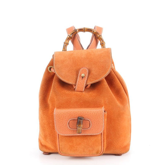 Gucci Bamboo Leather Backpack Sac Backpack 003 2058 Women's RCE Db45-4
