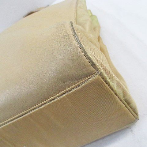 Prada B5564 Nappa Cipria Tote Bag Beige Combi Leather Made in Italy