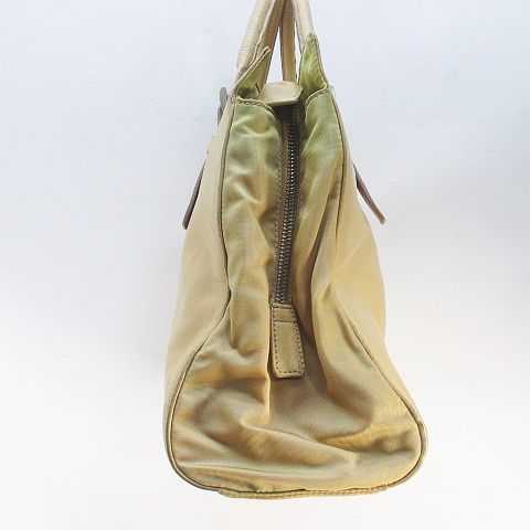 Prada B5564 Nappa Cipria Tote Bag Beige Combi Leather Made in Italy