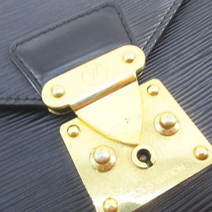 Louis Vuitton Epi Serie Dragonne Second Bag Handbag Noir Black Gold Hardware