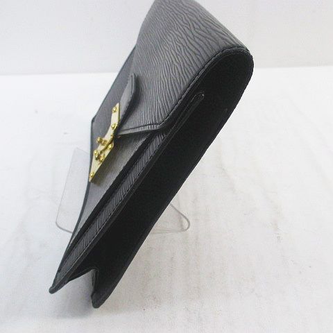 Louis Vuitton Epi Serie Dragonne Second Bag Handbag Noir Black Gold Hardware