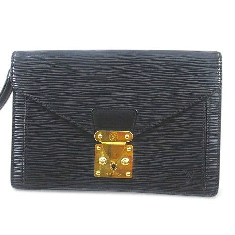 Louis Vuitton Epi Serie Dragonne Second Bag Handbag Noir Black Gold Hardware