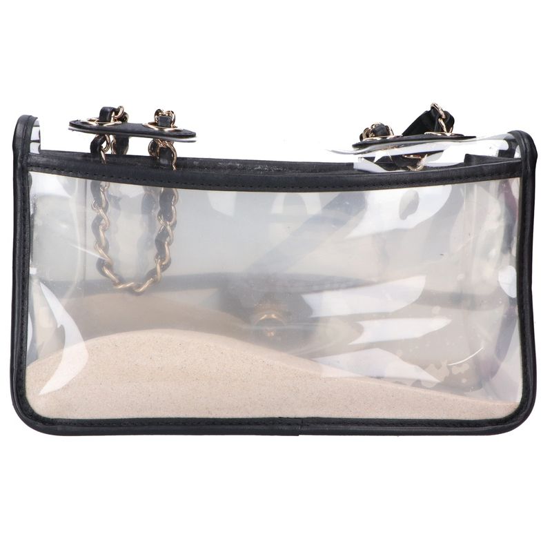 Chanel 27th As0639 Coco Mark by the Sea Sand Clear Chain