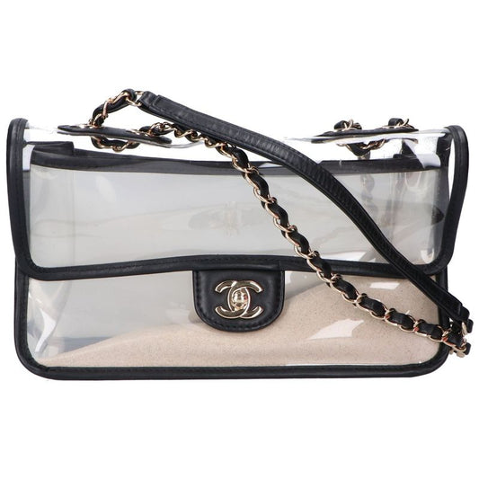 Chanel 27th As0639 Coco Mark by the Sea Sand Clear Chain