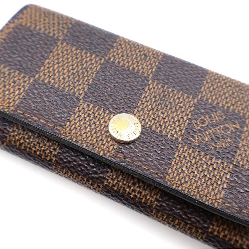 Louis Vuitton Damier Multicles 4-Ribbon Key Case Brown