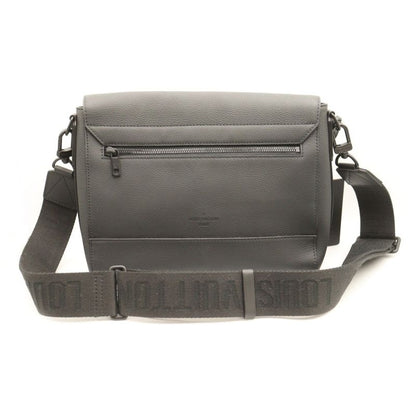 Louis Vuitton Aerogram Takeoff Messenger Bag Black Leather Rfid M57080