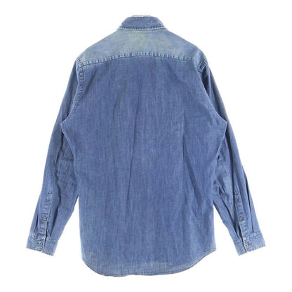 Prada Denim Long-Sleeved Shirt Indigo