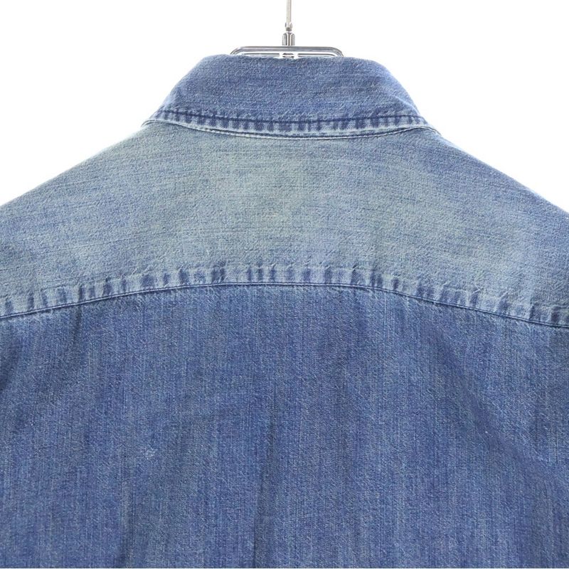 Prada Denim Long-Sleeved Shirt Indigo