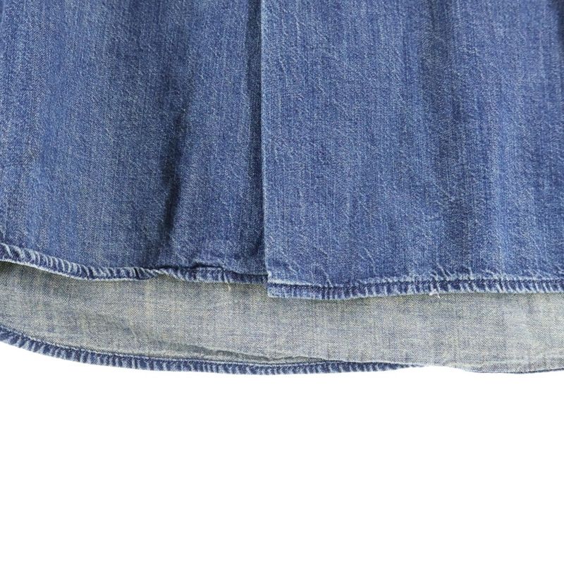 Prada Denim Long-Sleeved Shirt Indigo