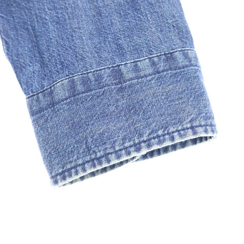 Prada Denim Long-Sleeved Shirt Indigo