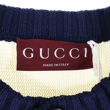 Gucci Intarsia Knit Cardigan Intarsia Crewneck Knit Cardigan Ivory 814988 Xkeki