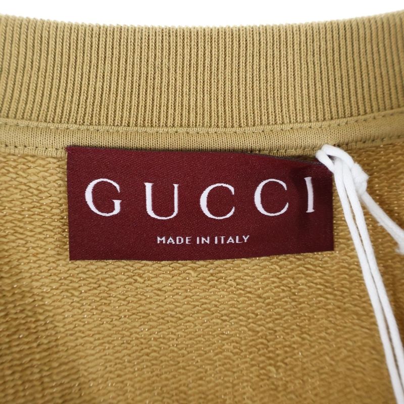 Gucci Sweatshirt Logo Print Crewneck Sweatshirt Beige 784413 Xjgkr