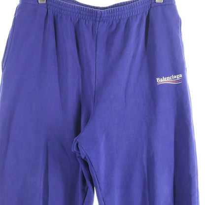 Balenciaga Campaign Logo Sweatpants Navy 508268 Tbv14